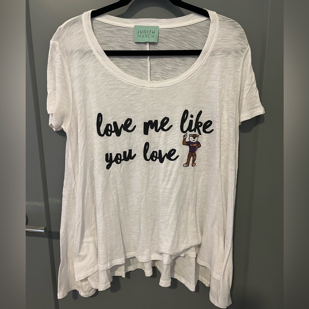 Judith March LSU GameDay Top